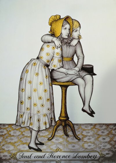 بول وفلورنسا دومبي من دومبي وابنه تشارلز ديكنز بواسطة مدرسة اللغة الإنجليزية